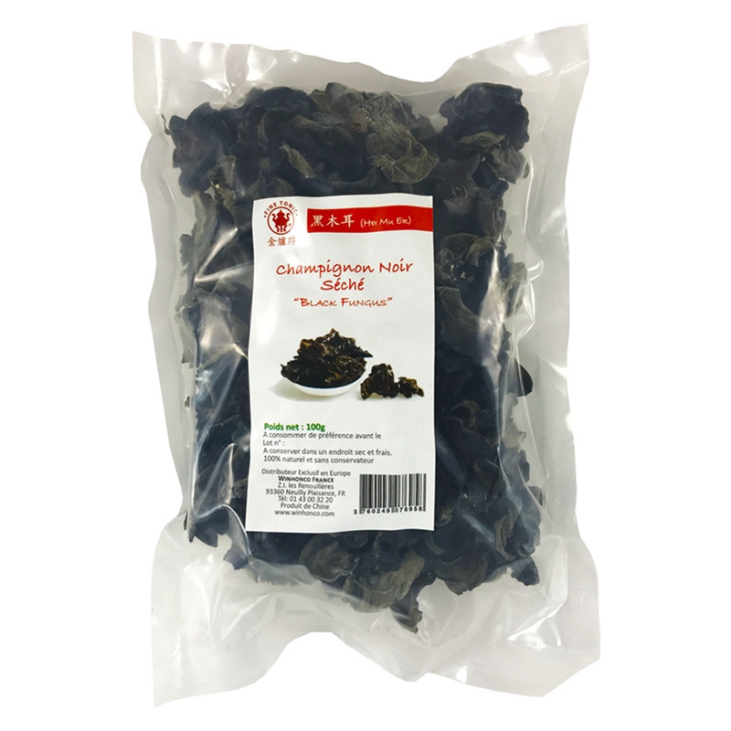 DRIED BLACK MUSHROOMS