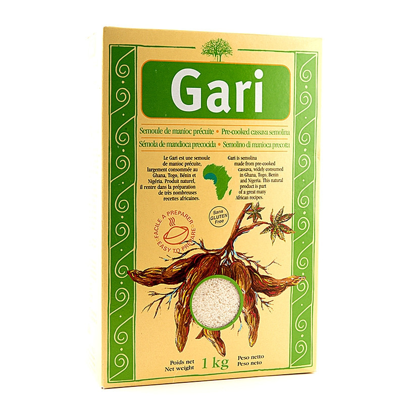 PRE-COOKED CASSAVA SEMOLINA GARI ROOTS