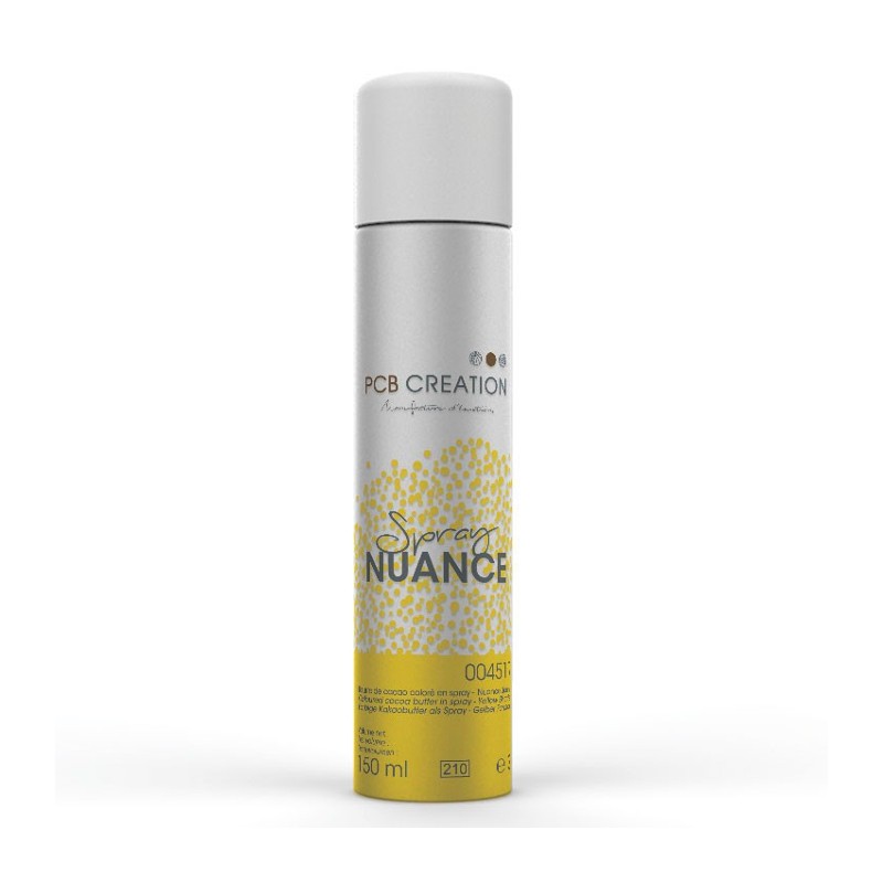 COLOURED COCOA BUTTER SPRAY YELLOW