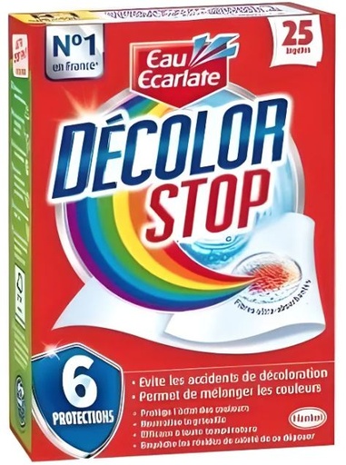 ANTI DISCOLORATION WIPES ECARLATE WATER (DECOLOR)