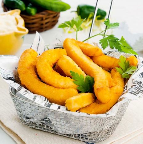 [Rabas de Calamar panné - Sachet de 1 kilo] BREADED SQUID