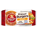 [189915] BRIOCHE SESAME BURGER BUNS (LA FOURNEE DOREE )