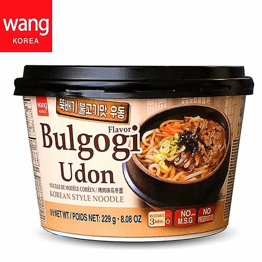 [1710204] UDON NOODLE BOWL SOUP BULGOGI FLAVOUR (Wang koréa)