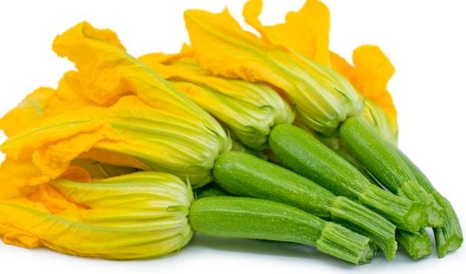 ZUCCHINI WITH FLOWER